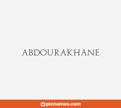Abdourakhane