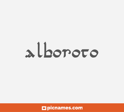 Alboroto