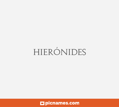 Hierónides