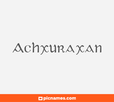 Achxuraxan