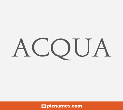 Acqua