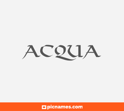 Acqua