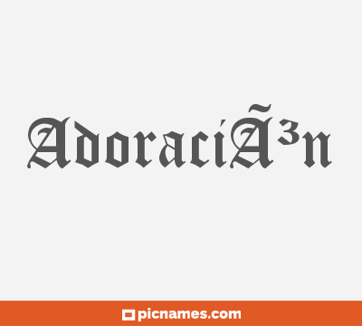 AdoraciÃ³n