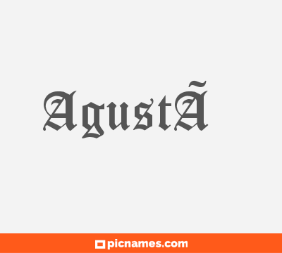 AgustÃ­