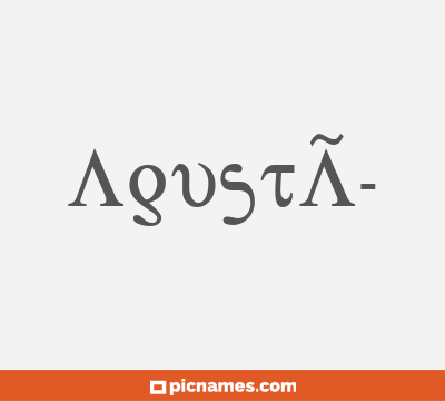AgustÃ­