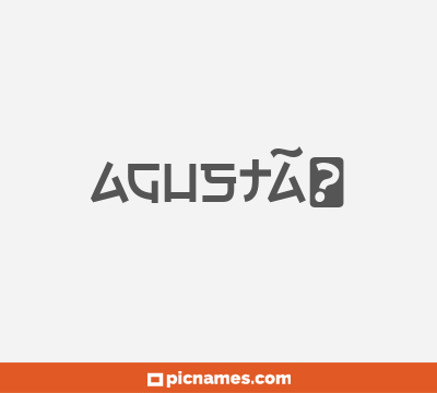 AgustÃ­