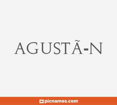 AgustÃ­n