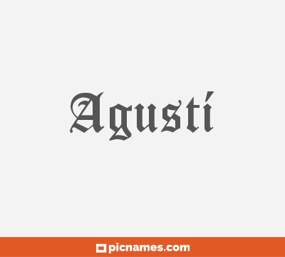 Agustí