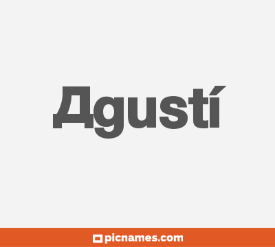 Agustí