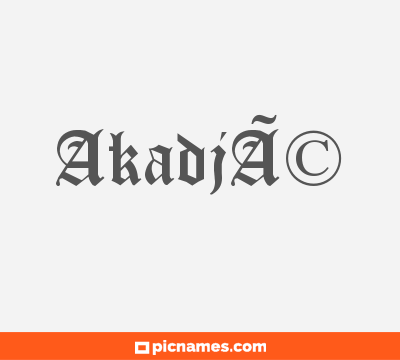 AkadjÃ©