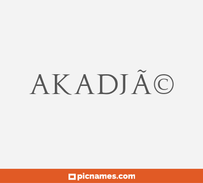 AkadjÃ©