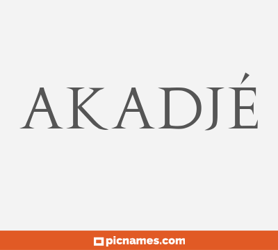 Akadjé