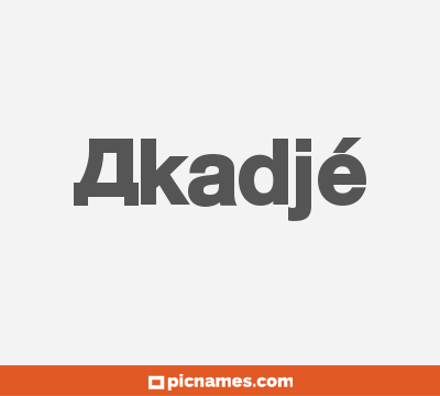 Akadjé