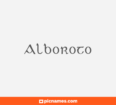 Alboroto