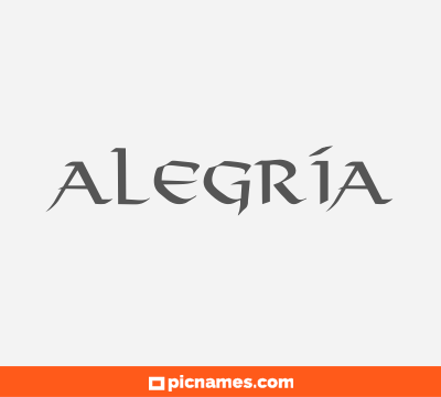 AlegrÃa