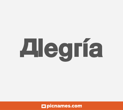 Alegría