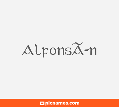 AlfonsÃ­n