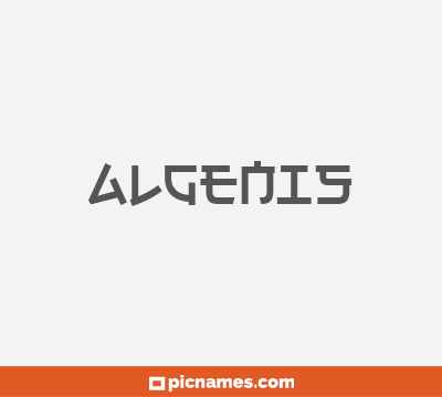 Algenis