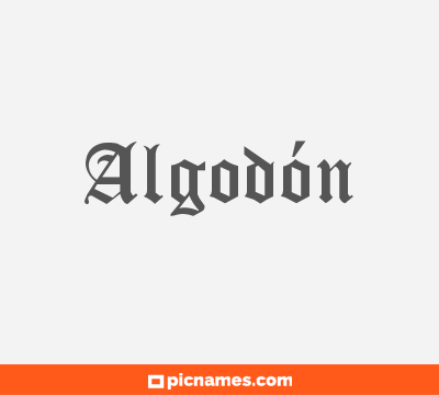 Algodón