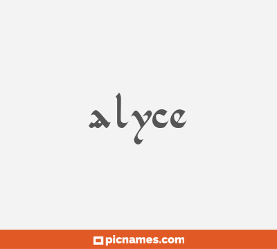 Alyce