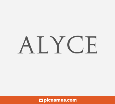 Alyce