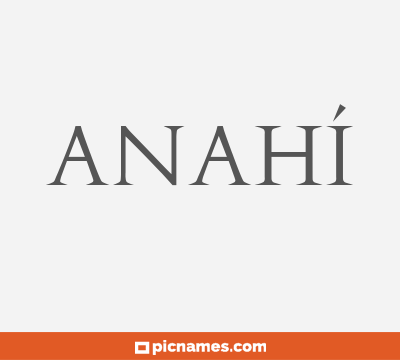 AnahÃ