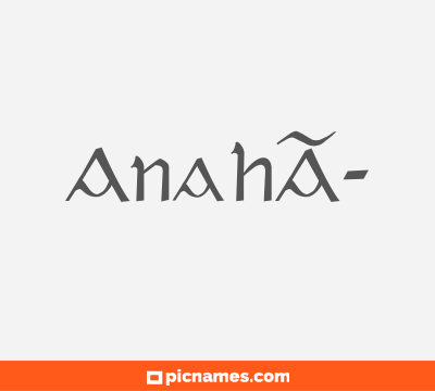 AnahÃ­