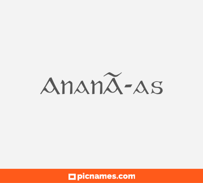 AnanÃ­as