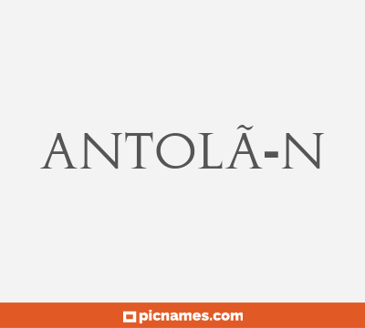 AntolÃ­n