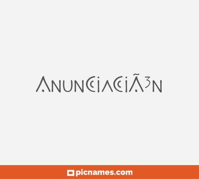 AnunciaciÃ³n