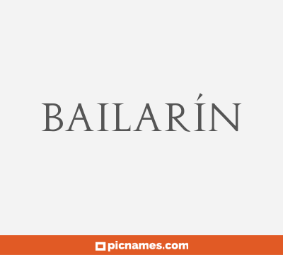 Bailarín