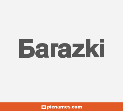 Barazki