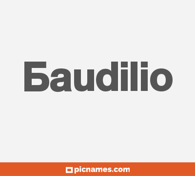Baudilio