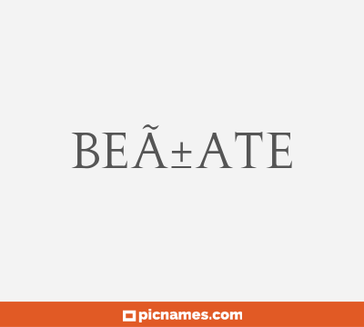 BeÃ±ate