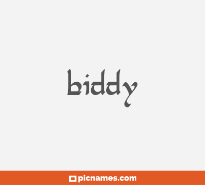 Biddy