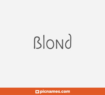 Blond