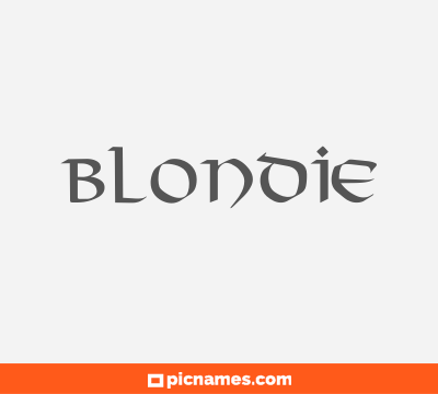 Blondie