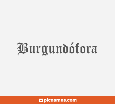 Burgundófora