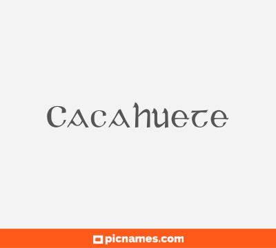 Cacahuete