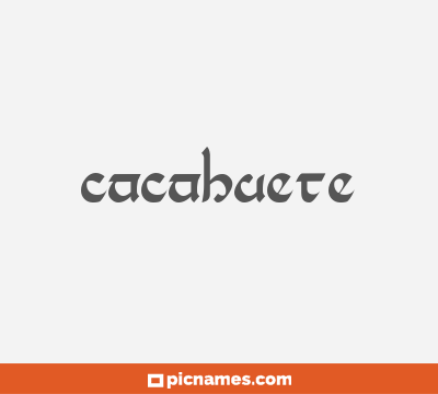 Cacahuete