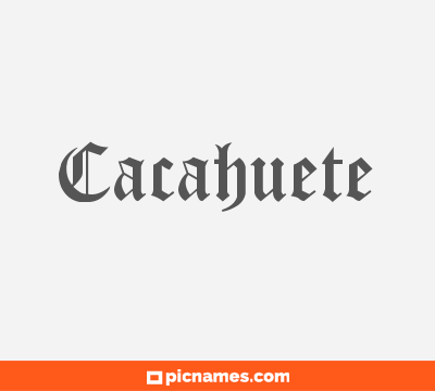 Cacahuete