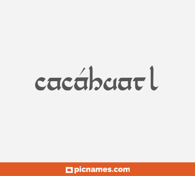 Cacáhuatl