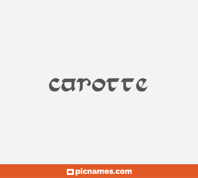 Carotte