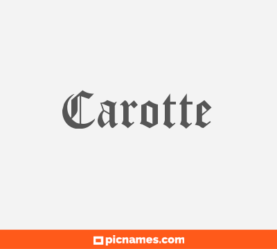 Carotte