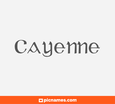 Cayenne