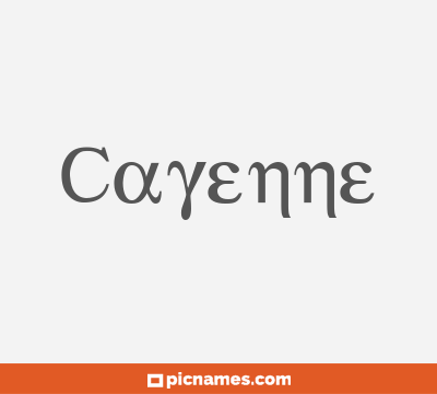 Cayenne