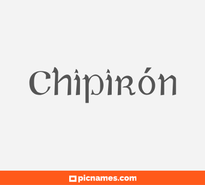 Chipirón