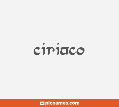 Ciriaco