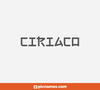 Ciriaco