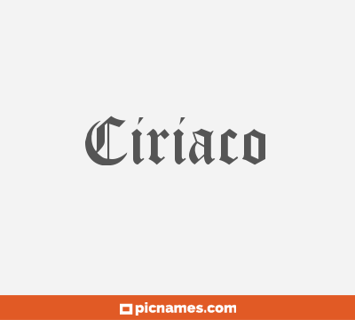 Ciriaco